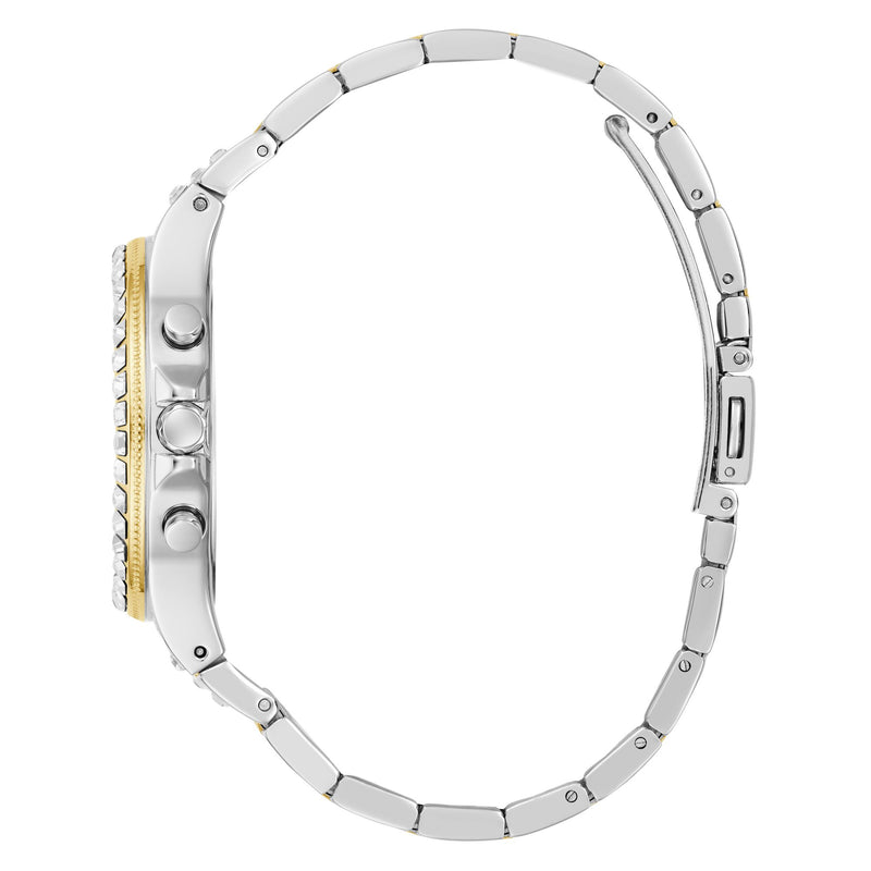 Guess Moonlight Silver Round Quartz Women Watch Watch Guess