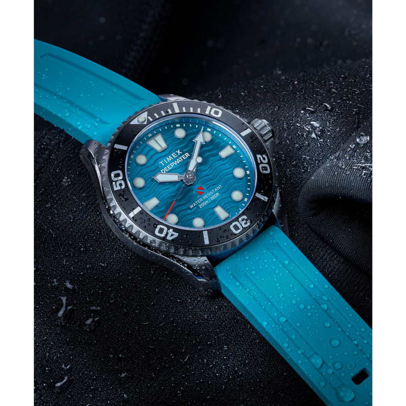 Timex Waterbury Round 21mm Blue Dial Analog Unisex Watch - TW2Y40400UJ Watch Timex