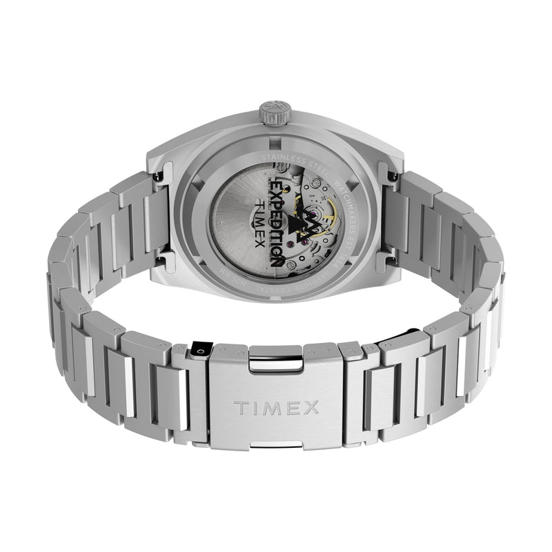 Timex Capstone Round 21mm Black Dial Mechanical Automatic Men Watch - TW2Y39600UJ Watch Timex