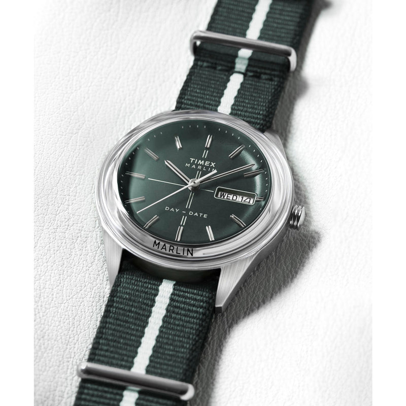 Timex Jet Round 38mm Green Dial Analog Men Watch - TW2Y37500UJ Watch Timex