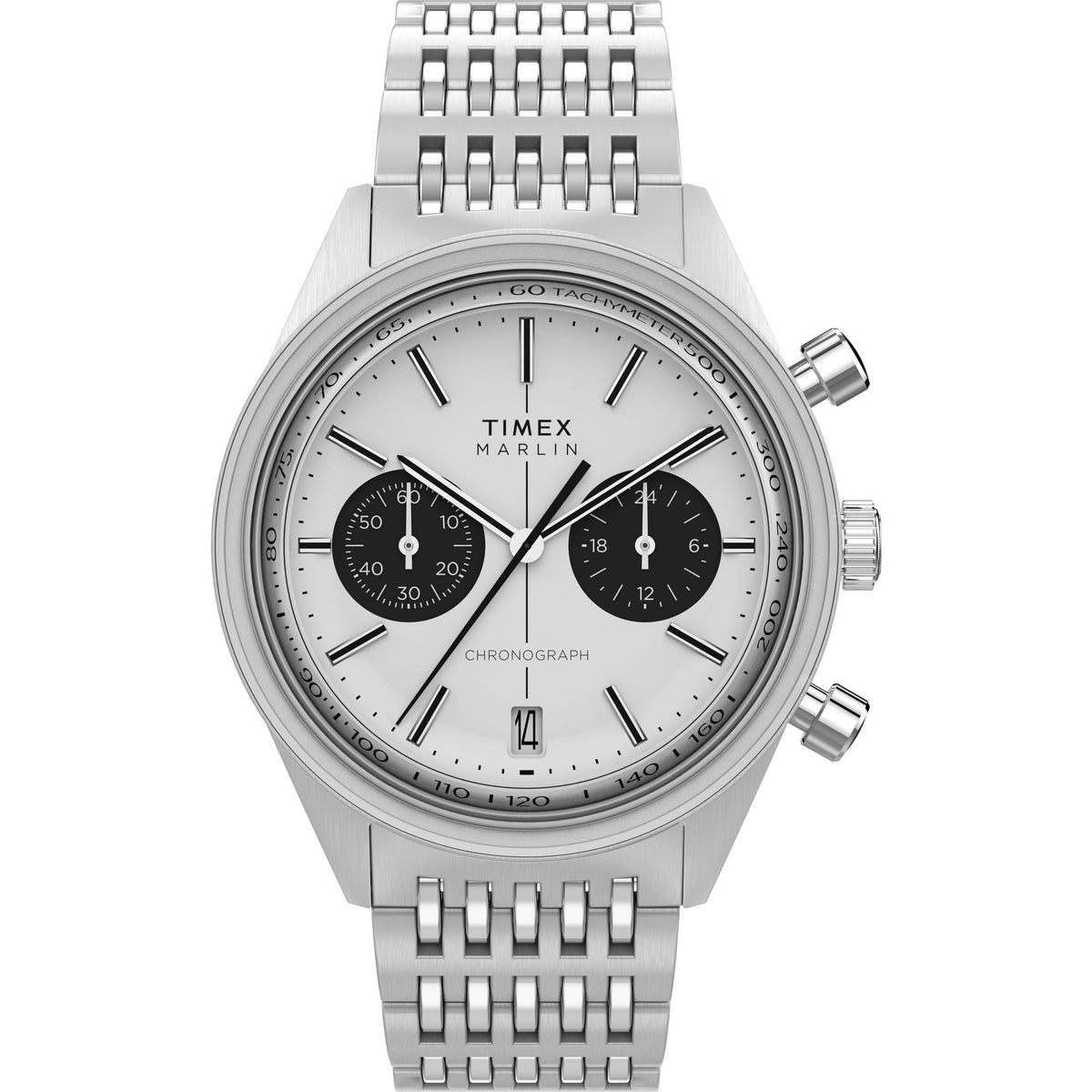 Timex Jet Round 21mm Silver Dial Analog Men Watch - TW2Y24600UJ