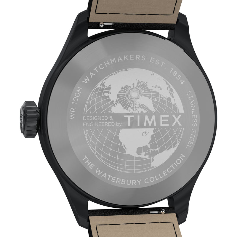Timex Waterbury Round 21mm Black Dial Analog Men Watch - TW2Y18900UJ Watch Timex