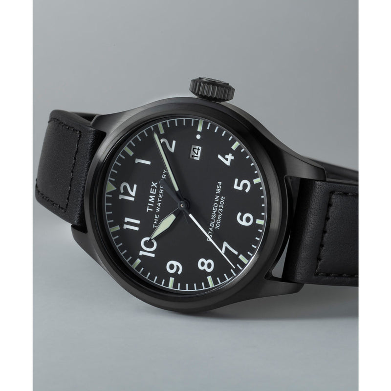 Timex Waterbury Round 21mm Black Dial Analog Men Watch - TW2Y18900UJ Watch Timex
