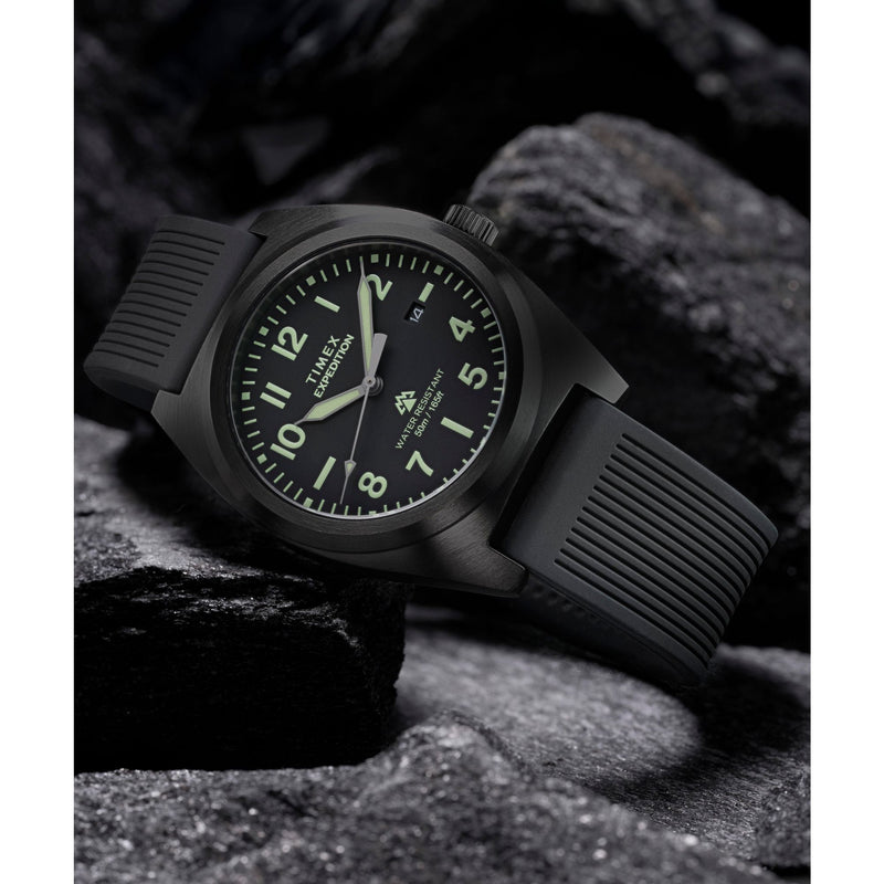 Timex Capstone Round 21mm Black Dial Analog Men Watch - TW2Y18100UJ Watch Timex