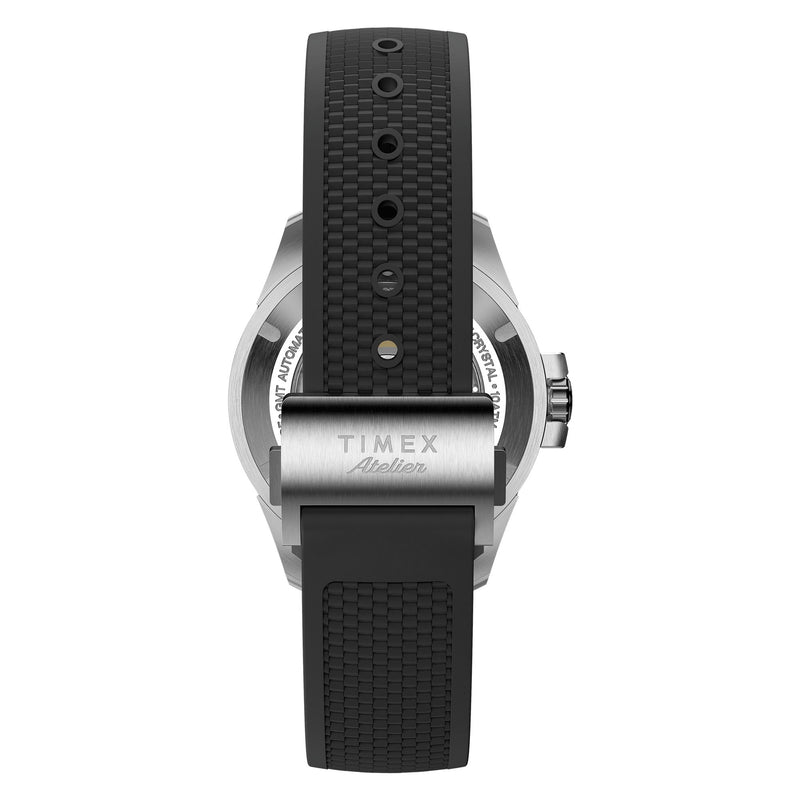 Timex Atelier Round 21mm Black Dial Mechanical Automatic Men Watch - TW2Y724004A Watch Timex
