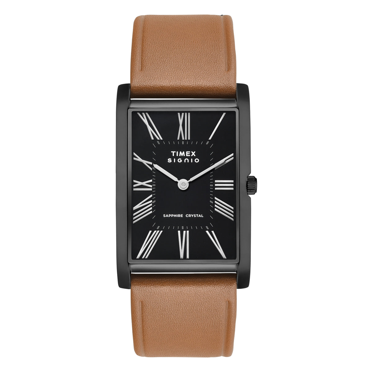 Timex Signio Rectangle 28mm Black Dial Analog Men Watch - TWEG34302