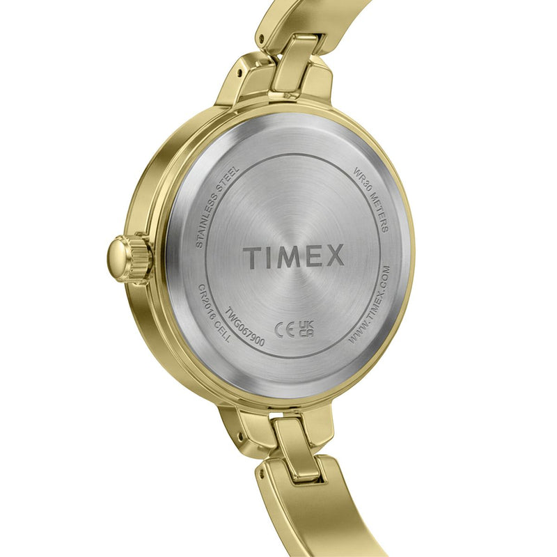 Timex Trend Round 28mm Gold Dial Analog Women Watch - TWG067900UJ Watch Timex