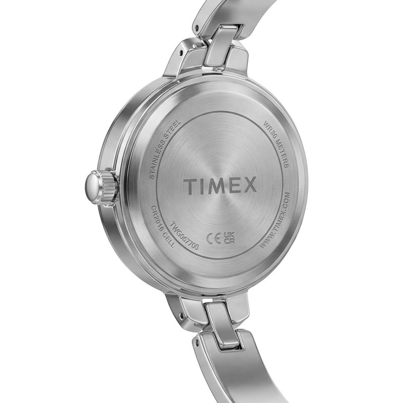 Timex Trend Round 28mm Silver Dial Analog Women Watch - TWG067700UJ Watch Timex