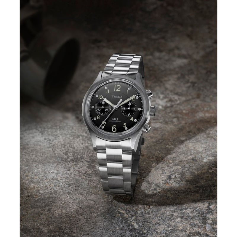 Timex Round 40mm Black Dial Analog Men Watch - TW2Y71000UJ Watch Timex