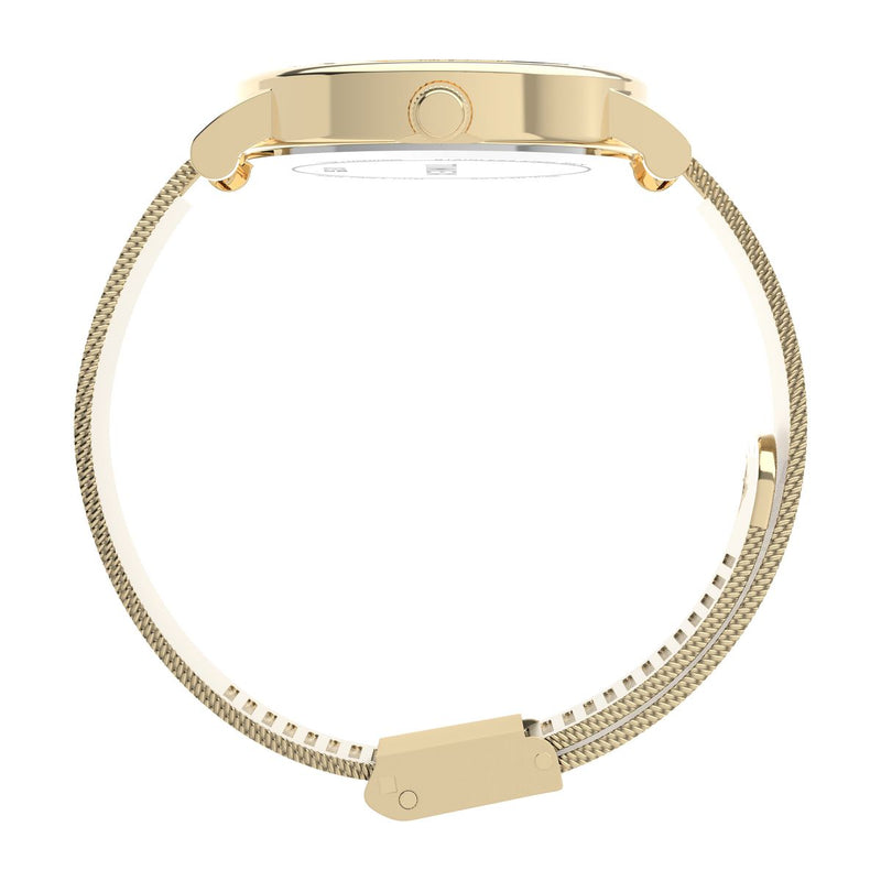Timex Round 38mm Gold Dial Analog Women Watch - TW2Y68900UJ Watch Timex