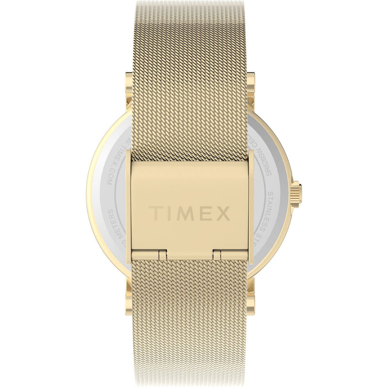 Timex Round 38mm Gold Dial Analog Women Watch - TW2Y68900UJ Watch Timex