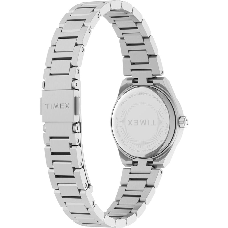 Timex Q Round 24mm Silver Dial Analog Women Watch - TW2Y68500UJ Watch Timex
