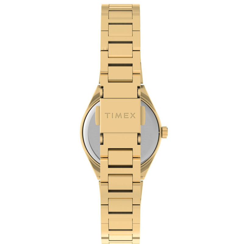 Timex Q Round 24mm Gold Dial Analog Women Watch - TW2Y68300UJ Watch Timex