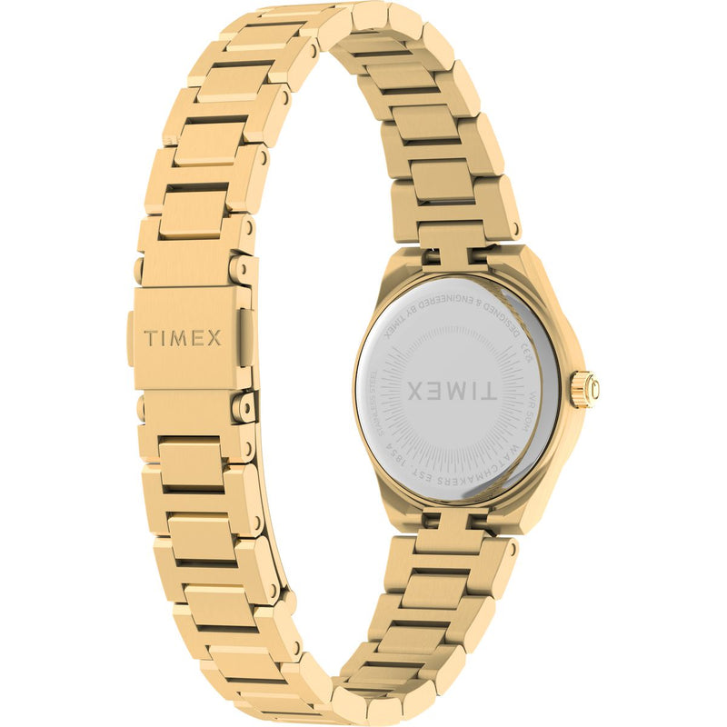 Timex Q Round 24mm Gold Dial Analog Women Watch - TW2Y68300UJ Watch Timex