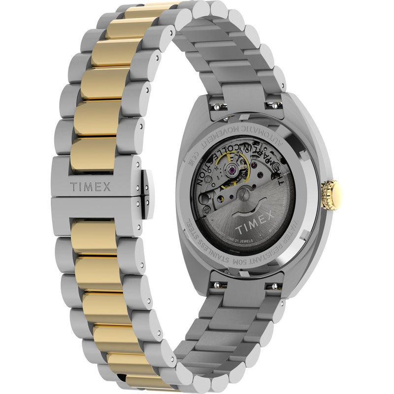Timex Marlin Tonneau 37mm Silver Dial Mechanical Automatic Men Watch - TW2Y65100UJ Watch Timex