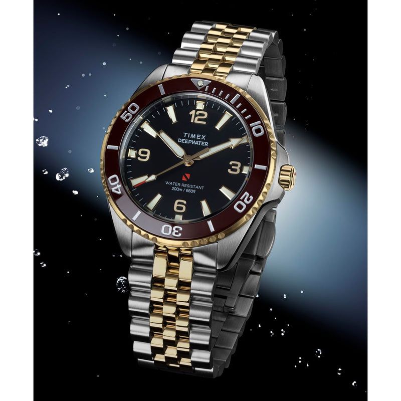 Timex Deepwater Arctic Round 41mm Black Dial Analog Men Watch - TW2Y64700IK Watch Timex