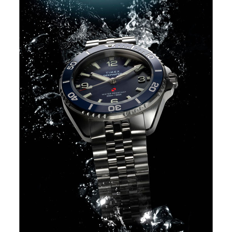 Timex Deepwater Arctic Round 41mm Blue Dial Analog Men Watch - TW2Y64600IK Watch Timex