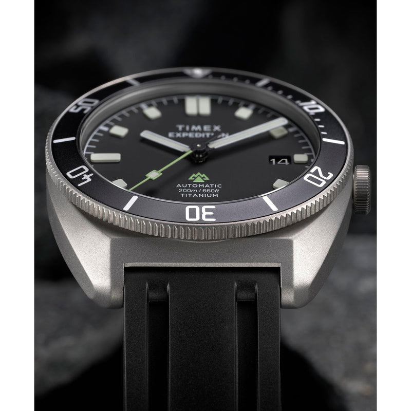 Timex Expedition Tonneau 41mm Black Dial Mechanical Automatic Men Watch - TW2Y63600UJ Watch Timex