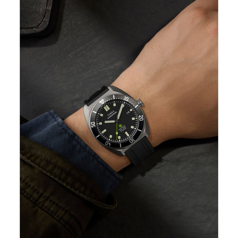 Timex Expedition Tonneau 41mm Black Dial Mechanical Automatic Men Watch - TW2Y63600UJ Watch Timex