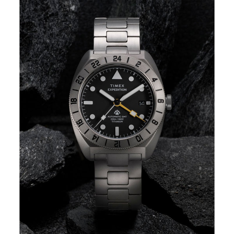 Timex Expedition Tonneau 41mm Black Dial Mechanical Automatic Men Watch - TW2Y63500UJ Watch Timex
