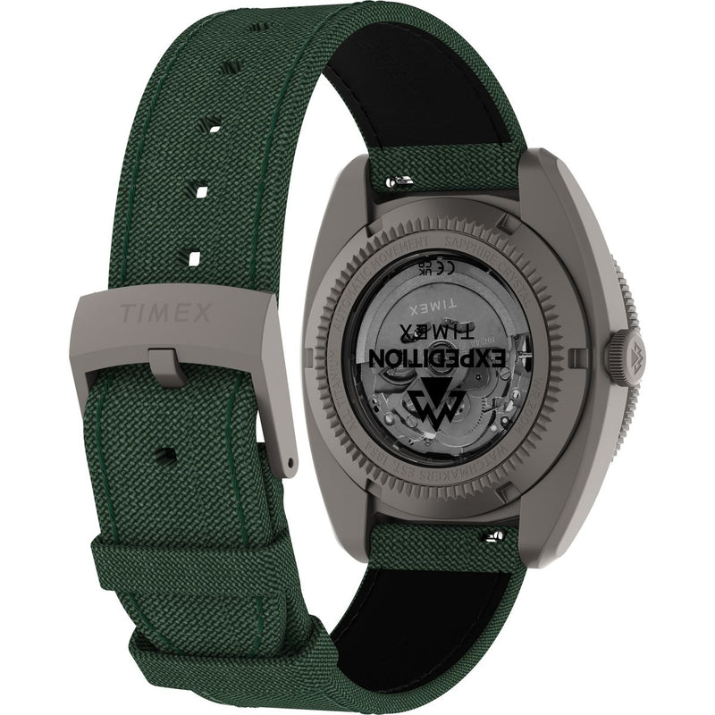 Timex Expedition Tonneau 41mm Green Dial Mechanical Automatic Men Watch - TW2Y63400UJ Watch Timex