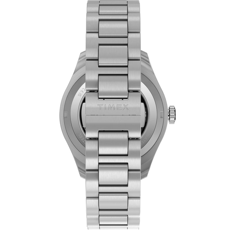 Timex Waterbury Round 42mm Black Dial Mechanical Automatic Men Watch - TW2Y60800UJ Watch Timex