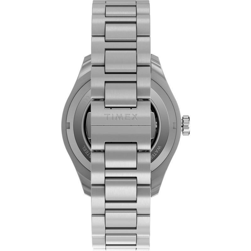 Timex Waterbury Round 42mm Black Dial Mechanical Automatic Men Watch - TW2Y60600UJ Watch Timex