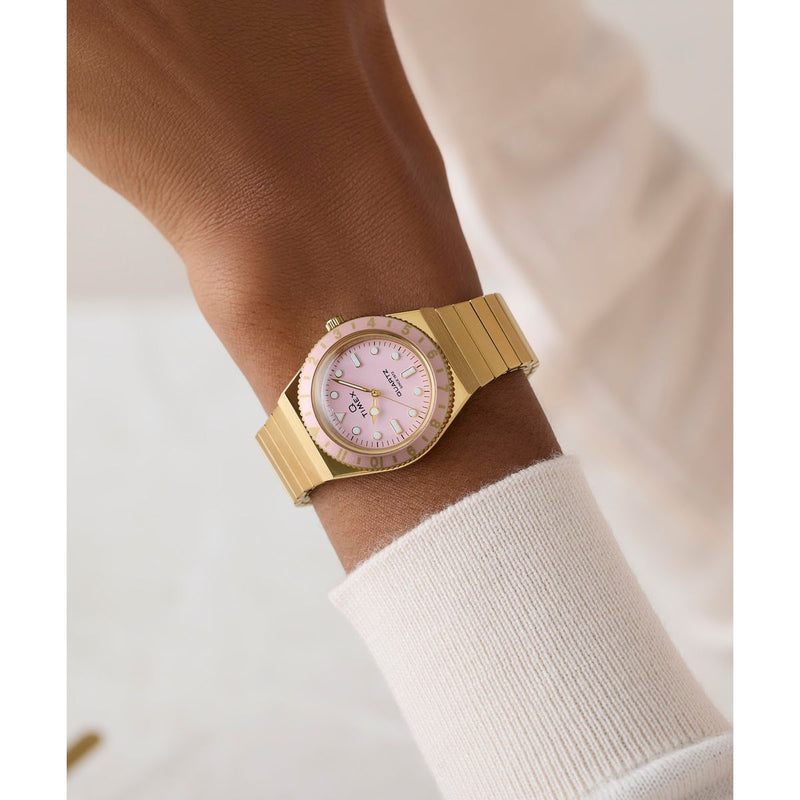 Timex Q Sport Round 30mm Pink Dial Analog Women Watch - TW2Y57400UJ Watch Timex