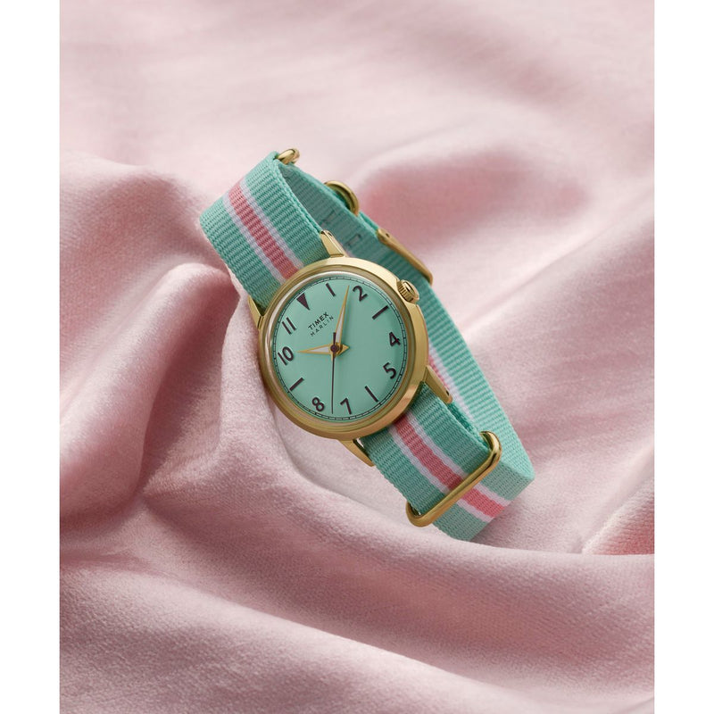Timex Marlin Round 34mm Green Dial Analog Women Watch - TW2Y49700UJ Watch Timex