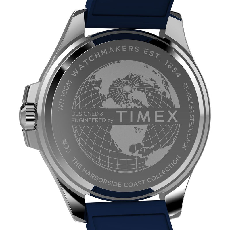 Timex Harborside Coast Round 43mm Blue Dial Analog Men Watch - TW2Y33400UJ Watch Timex