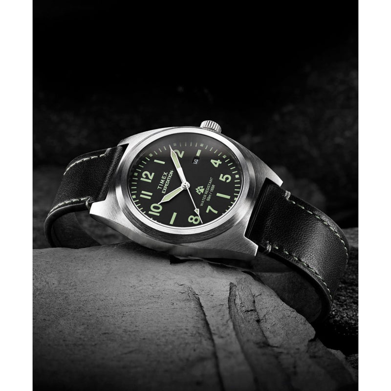 Timex Expedition Tonneau 39mm Black Dial Analog Men Watch - TW2Y30700UJ Watch Timex