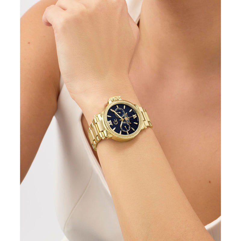Gc Round 36mm Blue Dial Analog Women Watch - Z69004L7 Watch Gc