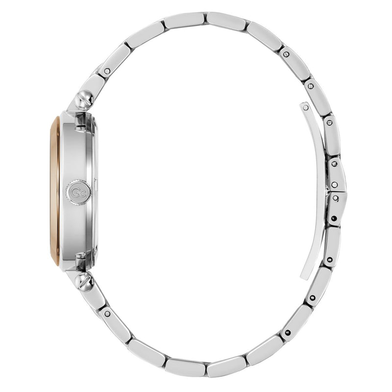 Gc Round 32mm White Dial Analog Women Watch - Z63002L3 Watch Gc