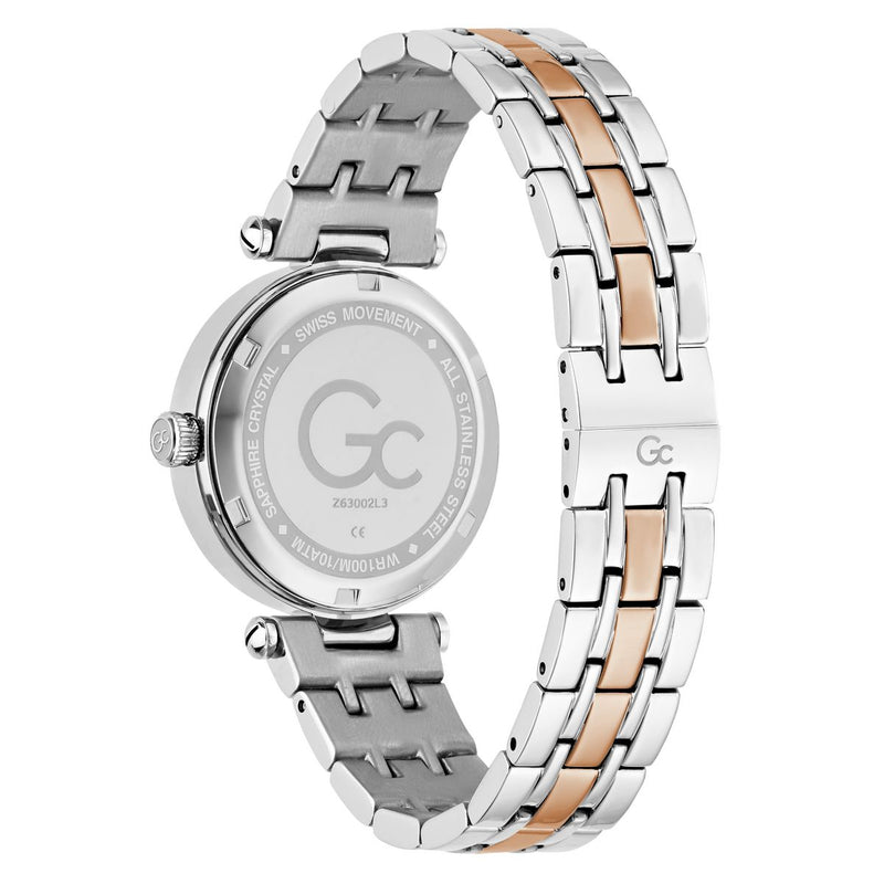 Gc Round 32mm White Dial Analog Women Watch - Z63002L3 Watch Gc