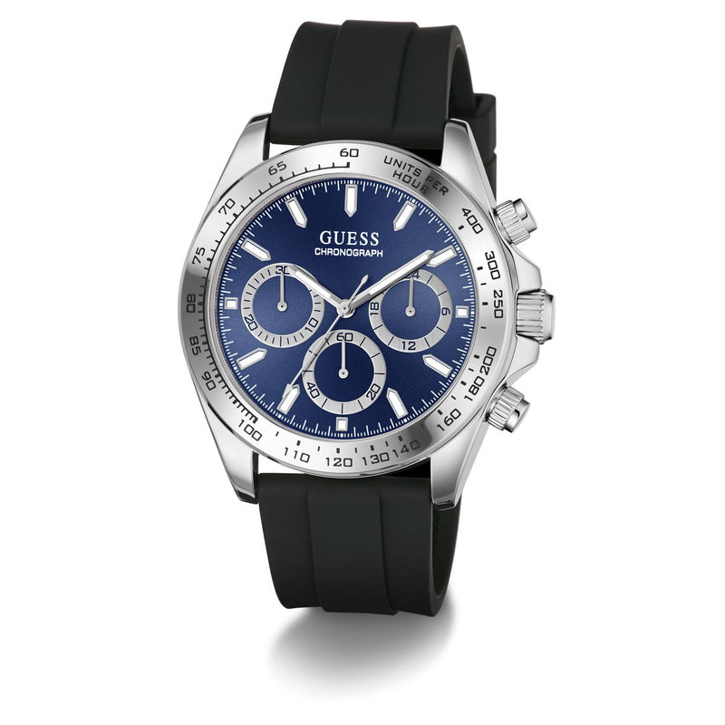Guess Round 42mm Blue Dial Analog Men Watch - GW1155G1 Watch Guess