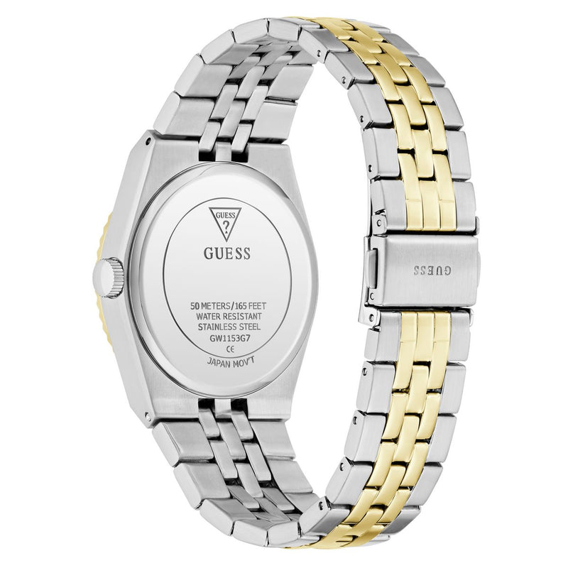 Guess Round 39mm Black Dial Analog Men Watch - GW1153G7 Watch Guess