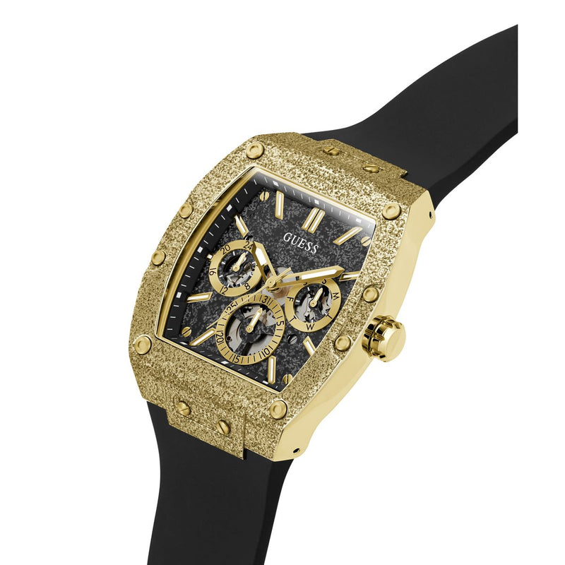 Guess Rectangle 42mm Black Dial Analog Men Watch - GW1149G2 Watch Guess