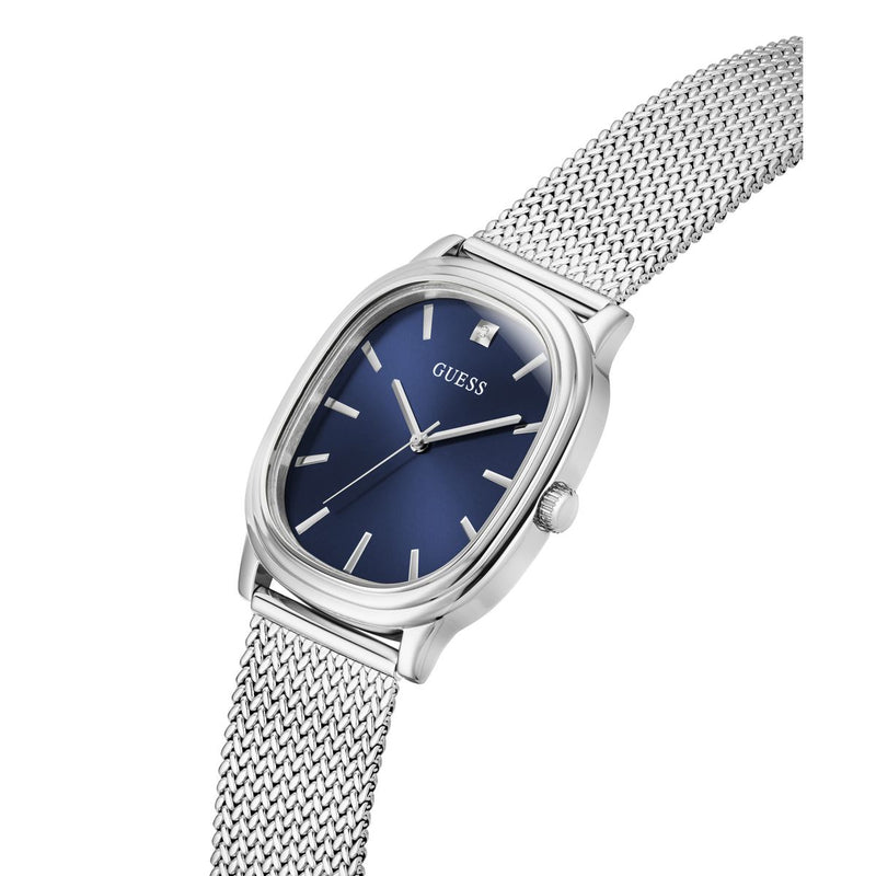 Guess Oval 35mm Blue Dial Analog Men Watch - GW1124G1 Watch Guess