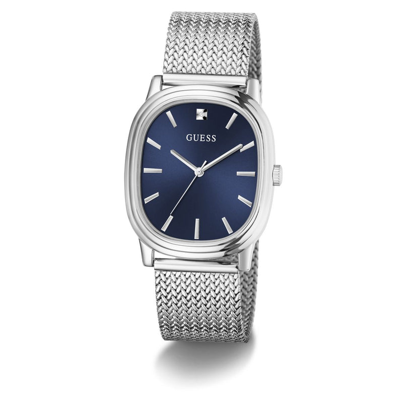 Guess Oval 35mm Blue Dial Analog Men Watch - GW1124G1 Watch Guess