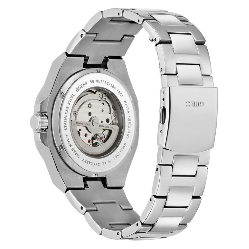 Guess Round 44mm Black Dial Automatic Men Watch - GW1123G1 Watch Guess