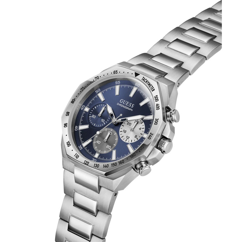 Guess Round 42mm Blue Dial Analog Men Watch - GW1122G1 Watch Guess