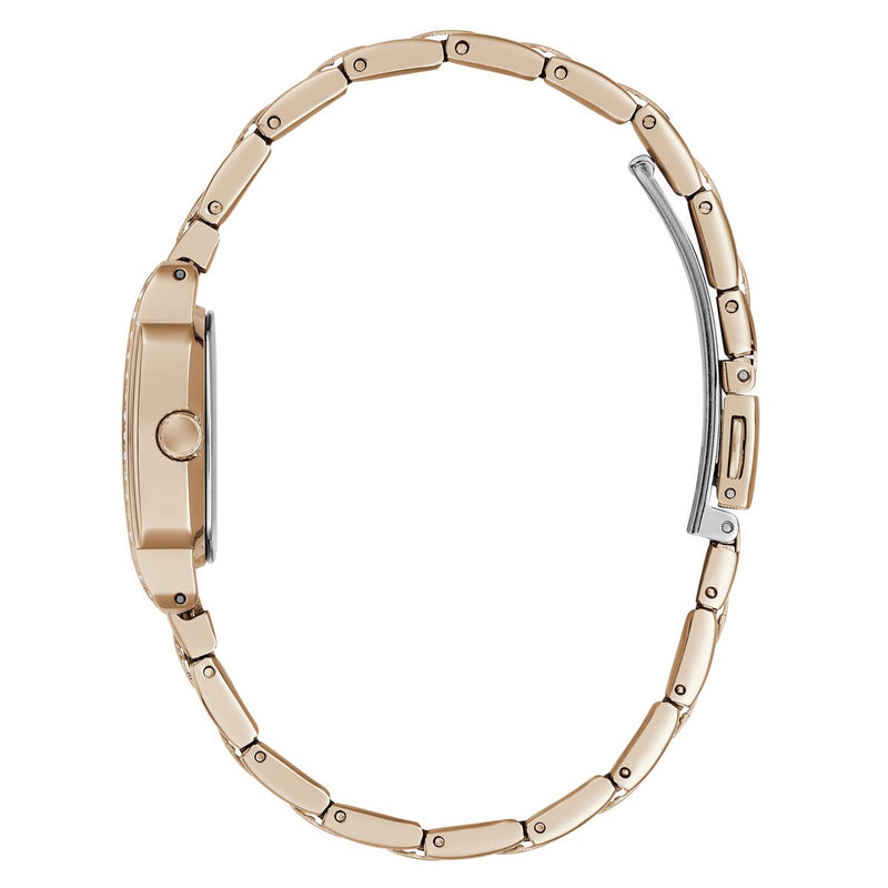 Guess Square 25mm White Dial Analog Women Watch - GW1096L4 Watch Guess