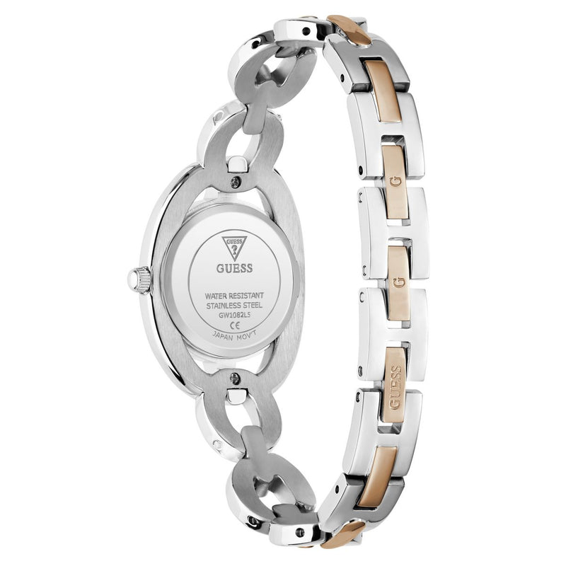 Guess Round 26mm Silver Dial Analog Women Watch - GW1082L5 Watch Guess