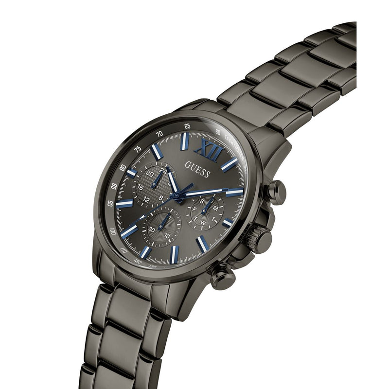 Guess Round 44mm Grey Dial Analog Men Watch - GW0900G7 Watch Guess