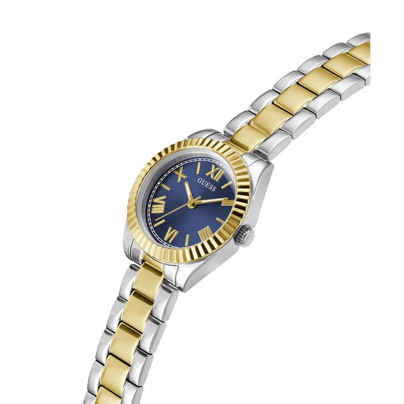 Guess Round 30mm Blue Dial Analog Women Watch - GW0687L5 Watch Guess