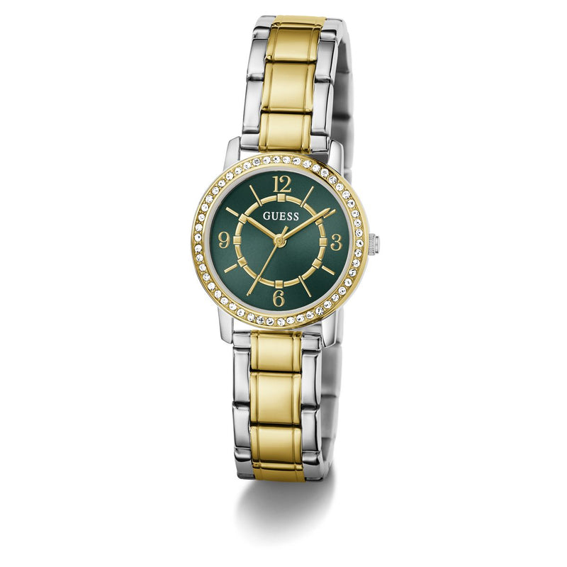 Guess Round 28mm Green Dial Analog Women Watch - GW0468L7 Watch Guess