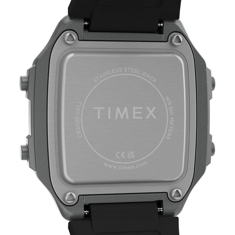 Timex Octogonal 40mm Grey Dial Digital Men Watch - TW5M68800UJ Watch Timex