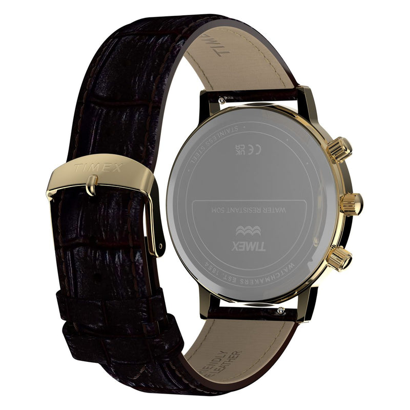 Timex Round 37mm White Dial Analog Men Watch - TW2Y99000UJ Watch Timex