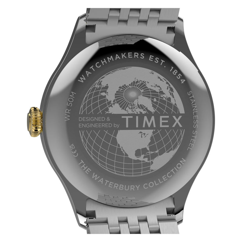 Timex Waterbury Round 39mm Black Dial Analog Men Watch - TW2Y91900UJ Watch Timex