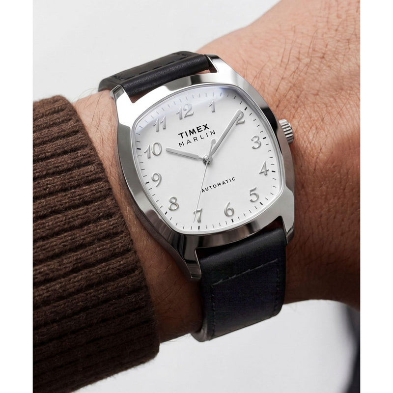 Timex Marlin Tonneau 36mm White Dial Analog Men Watch - TW2Y84300IK Watch Timex